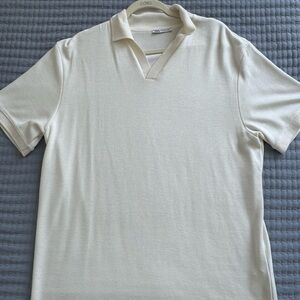 Men's Cream Polo Shirt